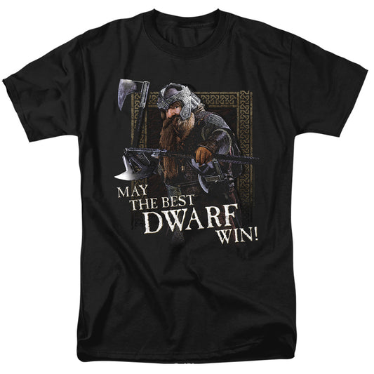 Lor - The Best Dwarf - Short Sleeve Adult 18/1 - Black T-shirt