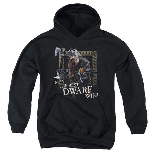 Lor The Best Dwarf-youth Pull-over Hoodie - Black