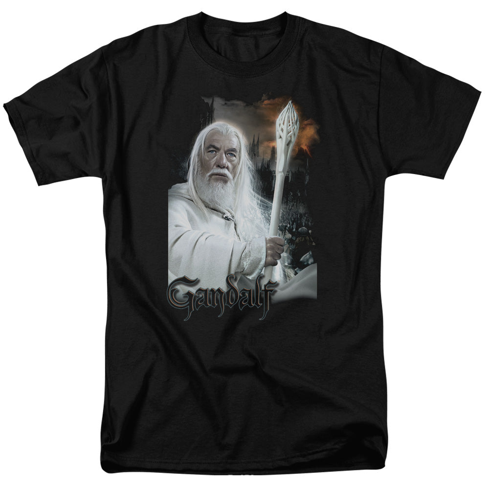 Lor - Gandalf - Short Sleeve Adult 18/1 - Black T-shirt