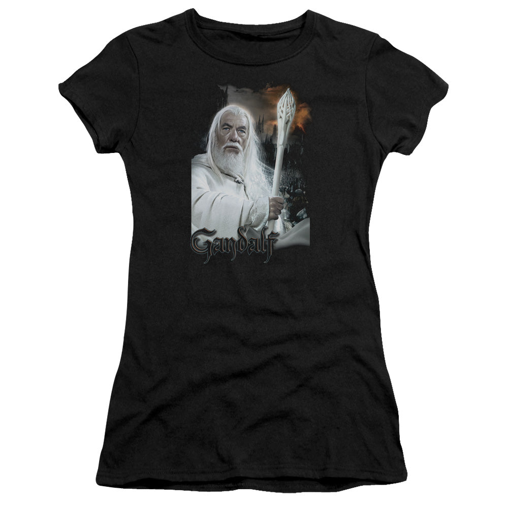 Lor - Gandalf - Short Sleeve Junior Sheer - Black T-shirt