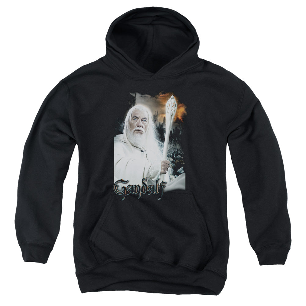 Lor Gandalf-youth Pull-over Hoodie - Black