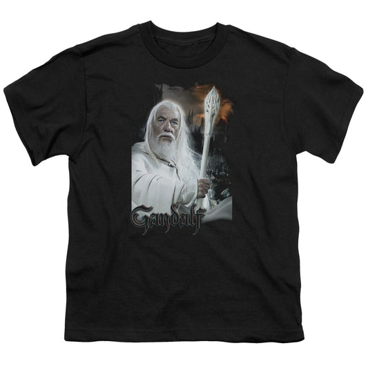 Lor - Gandalf - Short Sleeve Youth 18/1 - Black T-shirt