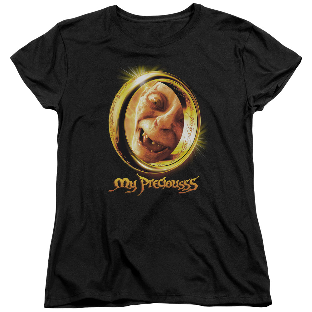Lor - My Precious - Short Sleeve Womens Tee - Black T-shirt