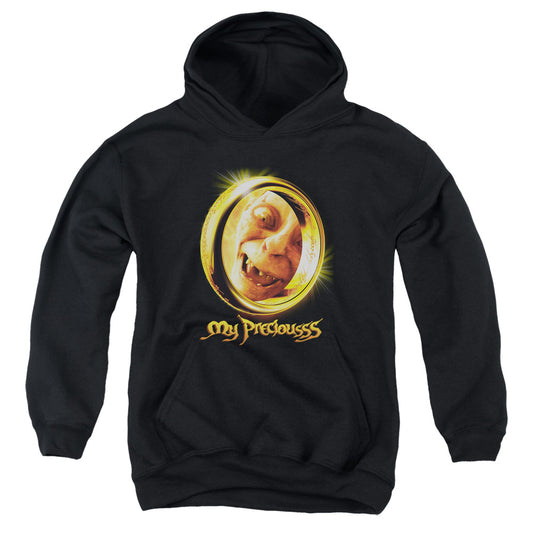 Lor My Precious-youth Pull-over Hoodie - Black