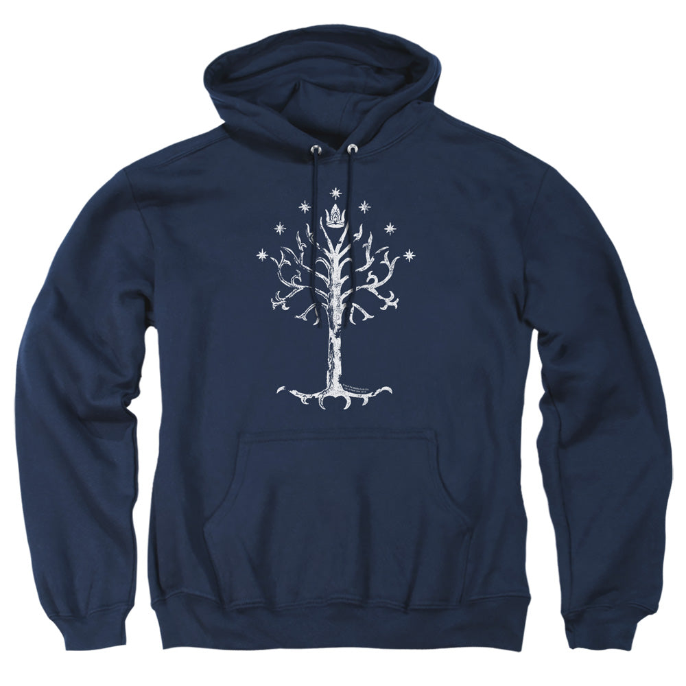 Lor - Tree Of Gondor - Adult Pull-over Hoodie - Navy