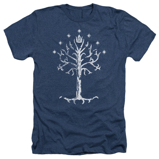 Lor - Tree Of Gondor - Adult Heather - Navy