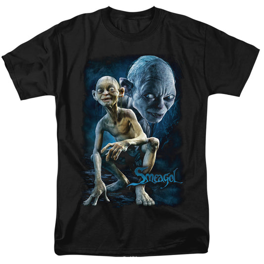 Lor - Smeagol - Short Sleeve Adult 18/1 - Black T-shirt