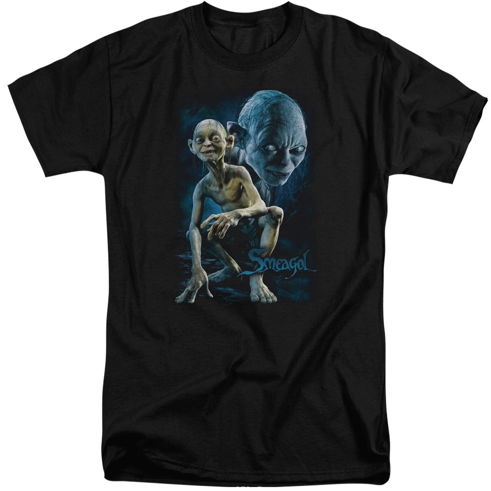 Lor - Smeagol - Short Sleeve Adult Tall - Black T-shirt