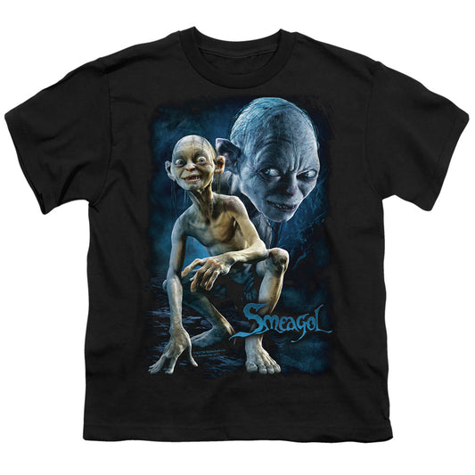 Lor - Smeagol - Short Sleeve Youth 18/1 - Black T-shirt