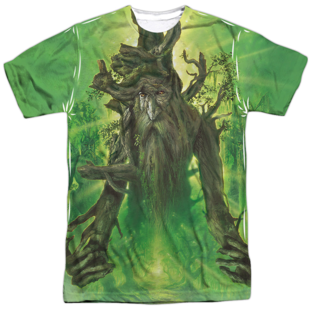 Lor - Treebeard - Short Sleeve Adult Poly Crew - White T-shirt