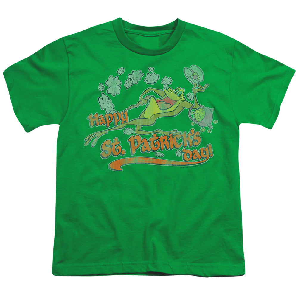 Looney Tunes - Michigan J - Short Sleeve Youth 18/1 - Kelly Green T-shirt