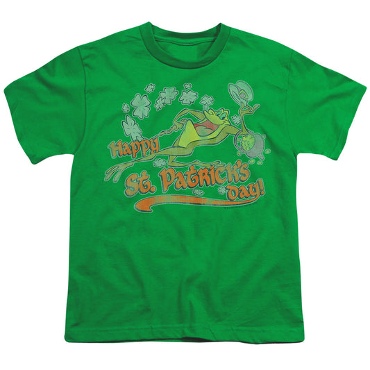 Looney Tunes - Michigan J - Short Sleeve Youth 18/1 - Kelly Green T-shirt