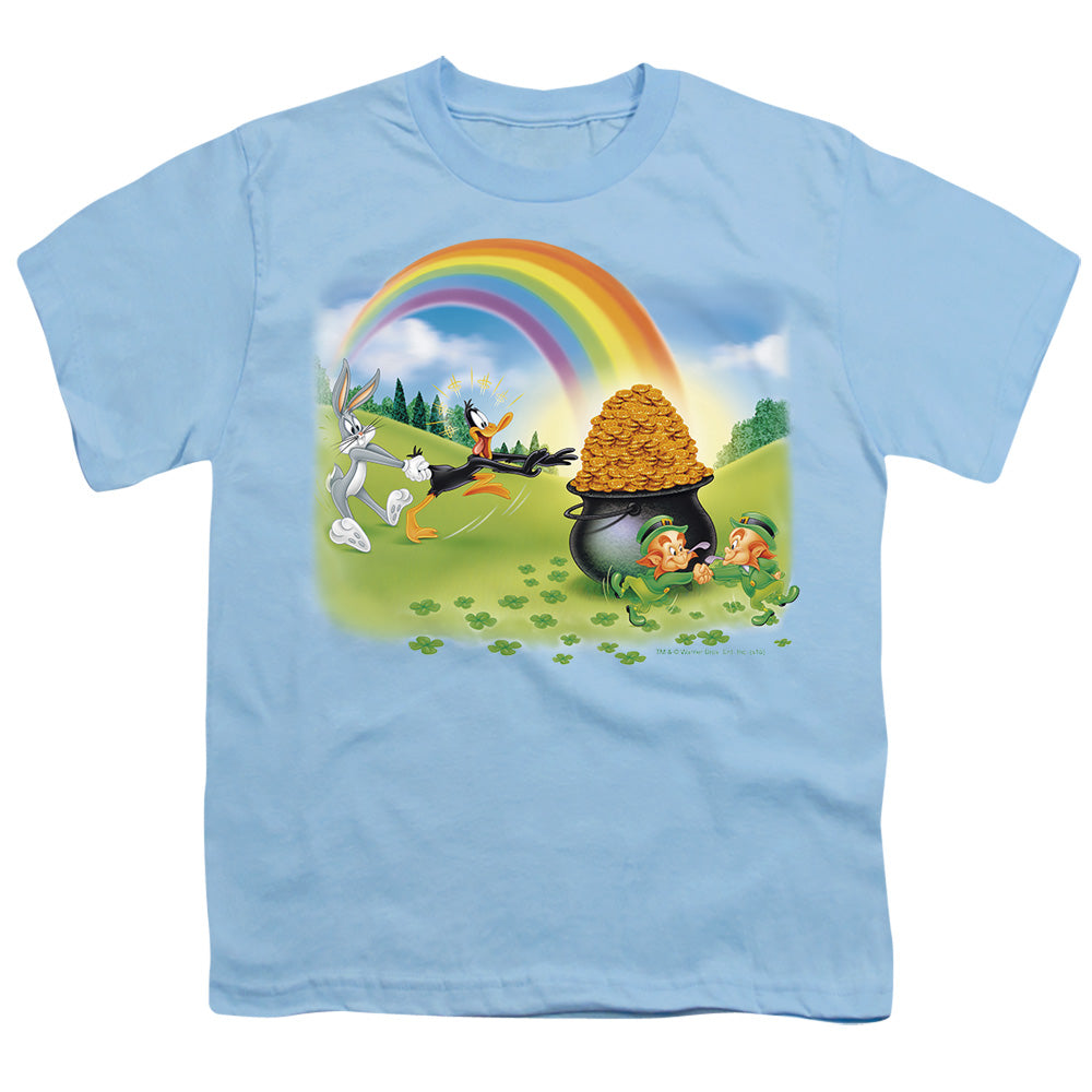 Looney Tunes - Mine Mine Mine - Short Sleeve Youth 18/1 - Light Blue T-shirt