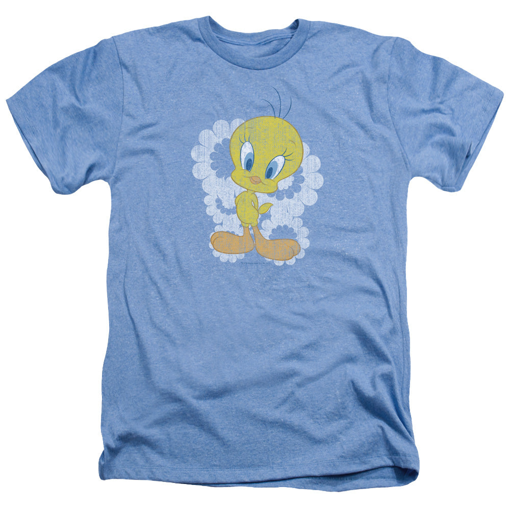Looney Tunes - Retro Tweety - Adult Heather - Light Blue