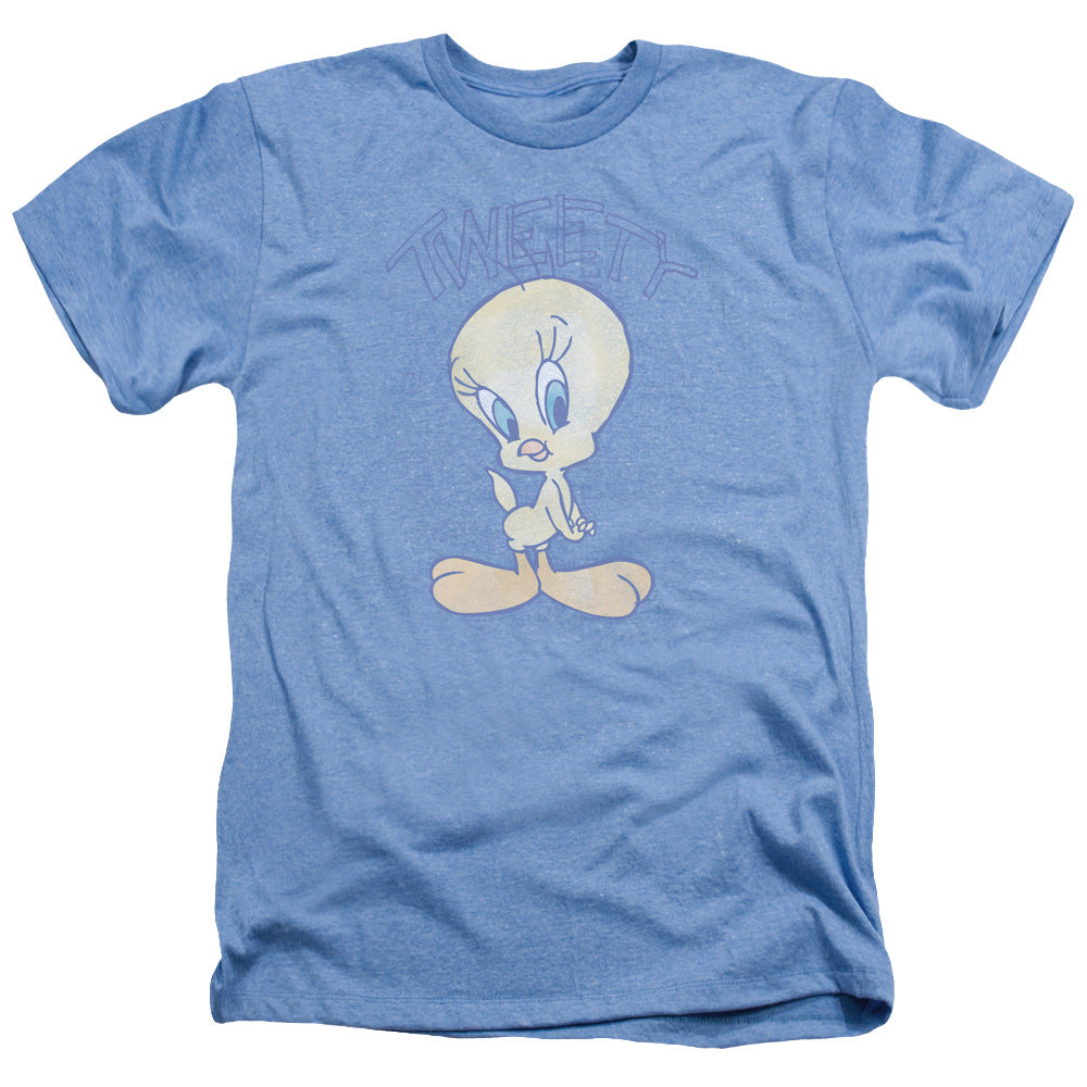 Looney Tunes - Tweety Fade - Adult Heather - Light Blue