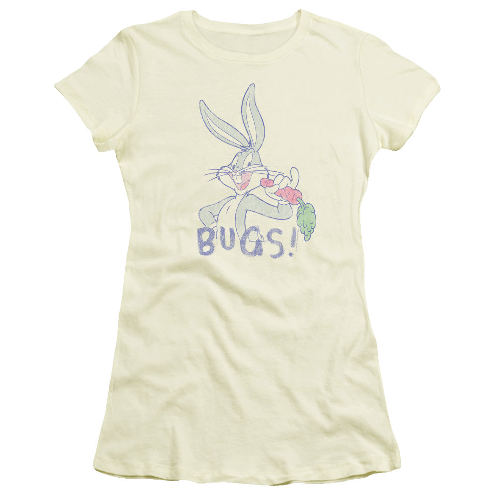 Looney Tunes - Bugs - Short Sleeve Junior Sheer - Cream T-shirt