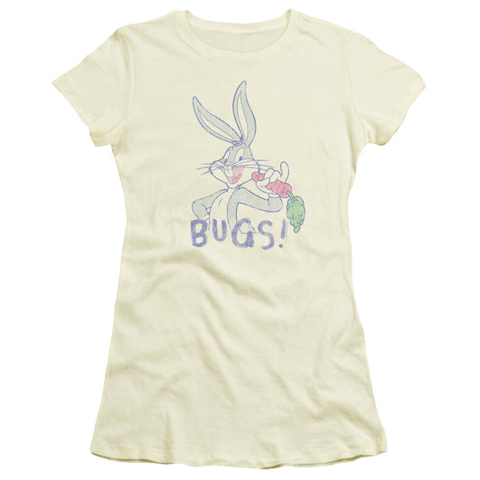 Looney Tunes - Bugs - Short Sleeve Junior Sheer - Cream T-shirt