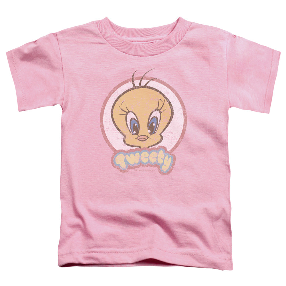 Looney Tunes - Retro Tweety - Short Sleeve Toddler Tee - Pink T-shirt