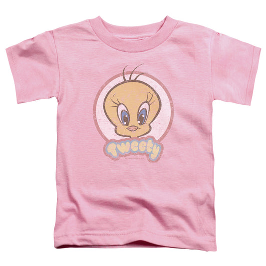Looney Tunes - Retro Tweety - Short Sleeve Toddler Tee - Pink T-shirt