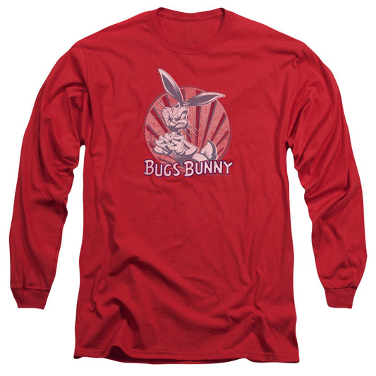 Looney Tunes - Wishful Thinking - Long Sleeve Adult 18/1 - Red T-shirt
