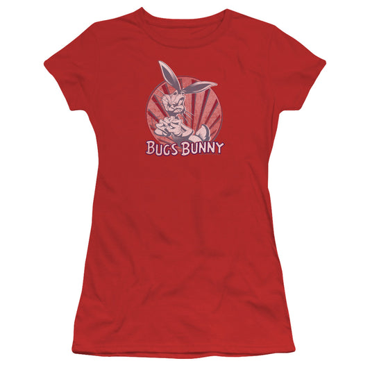 Looney Tunes - Wishful Thinking - Short Sleeve Junior Sheer - Red T-shirt