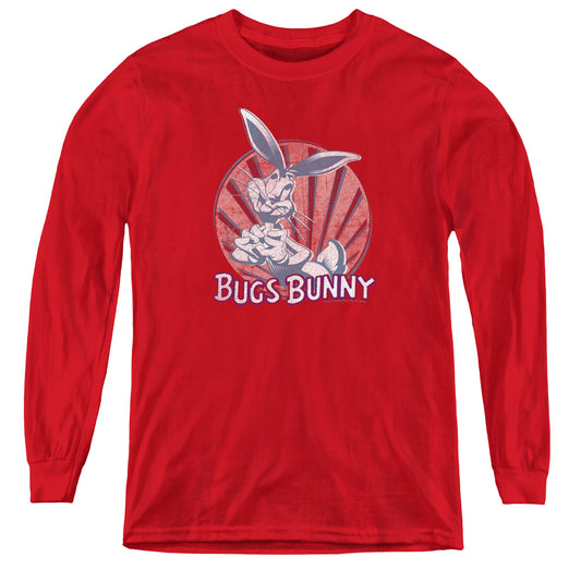 Looney Tunes - Wishful Thinking - Youth Long Sleeve Tee - Red