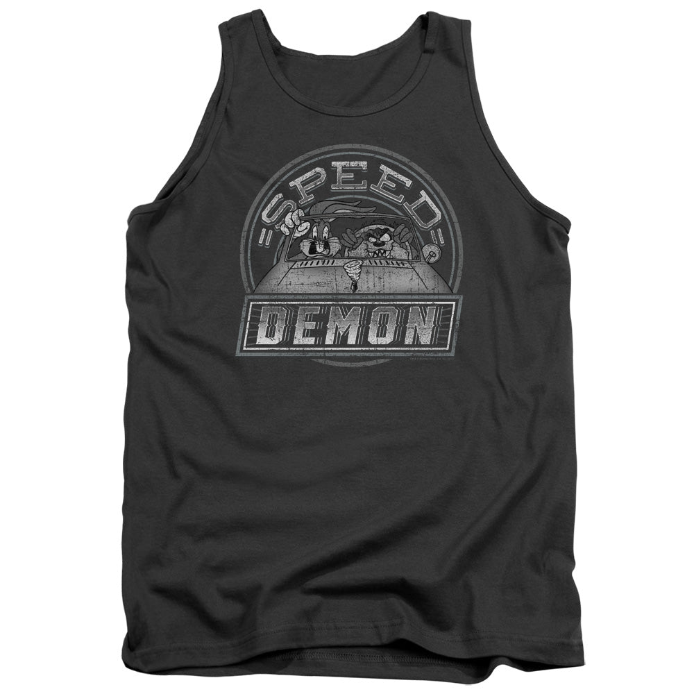 Looney Tuneshort Sleevepeed Demon - Adult Tank - Charcoal T-shirt
