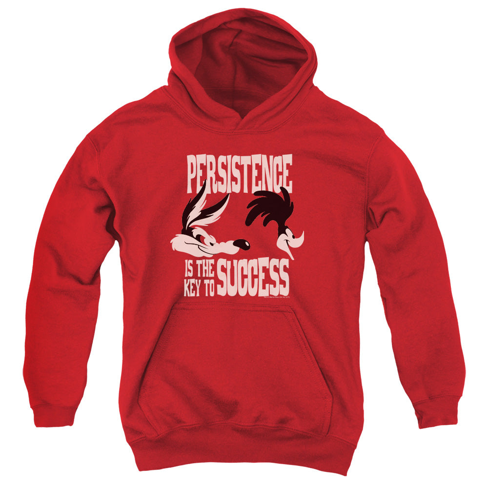 Looney Tunes - Persistence - Youth Pull-over Hoodie - Red