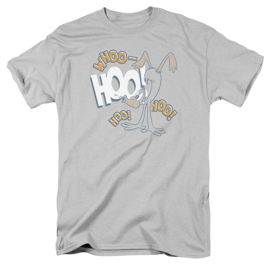 Looney Tunes - Daffy Laugh - Short Sleeve Adult 18/1 - Silver T-shirt