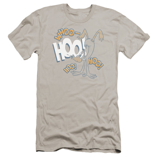 Looney Tunes - Daffy Laugh-hbo Short Sleeve Adult 30/1 - Silver T-shirt