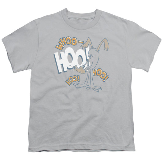 Looney Tunes - Daffy Laugh - Short Sleeve Youth 18/1 - Silver T-shirt