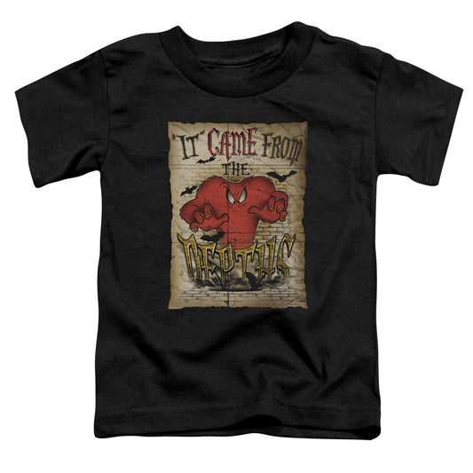 Looney Tunes - The Depths - Short Sleeve Toddler Tee - Black T-shirt