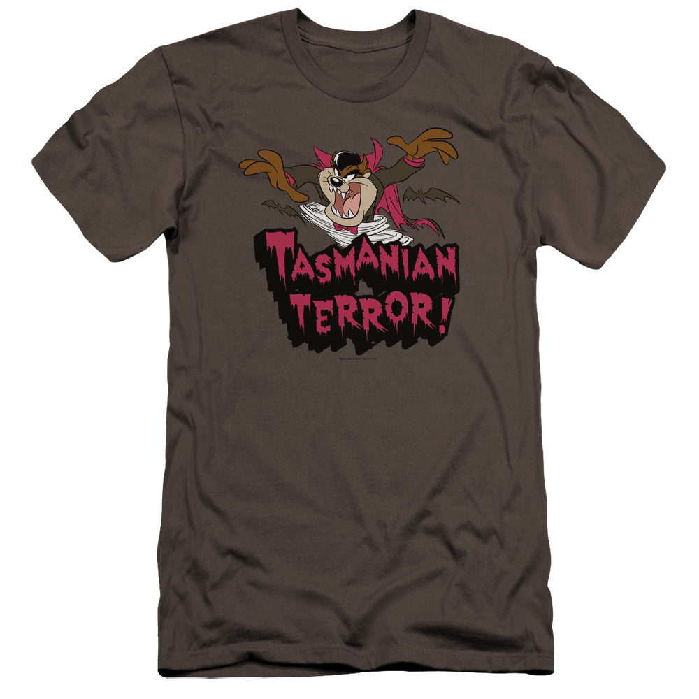 Looney Tunes - Taz Terror-hbo Short Sleeve Adult 30/1 - Charcoal T-shirt