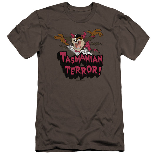 Looney Tunes - Taz Terror-hbo Short Sleeve Adult 30/1 - Charcoal T-shirt
