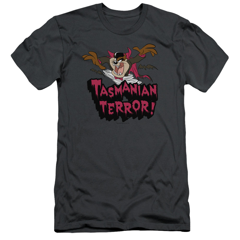 Looney Tunes - Taz Terror - Short Sleeve Adult 30/1 - Charcoal T-shirt