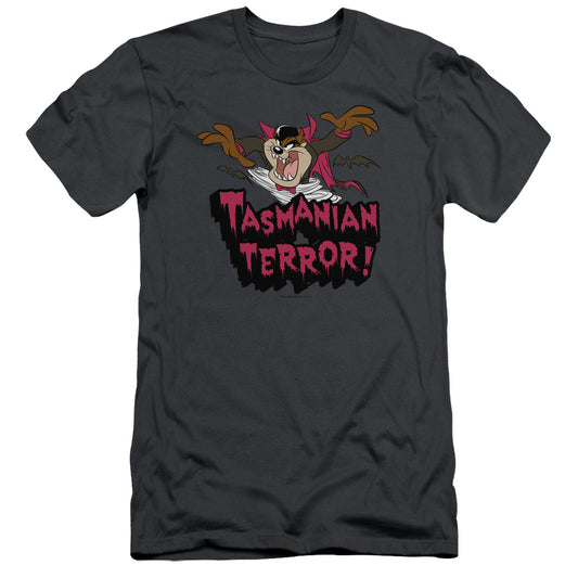 Looney Tunes - Taz Terror - Short Sleeve Adult 30/1 - Charcoal T-shirt