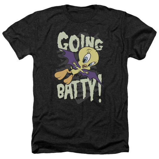 Looney Tunes - Going Batty - Adult Heather-black