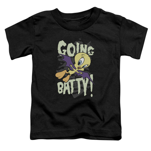 Looney Tunes - Going Batty - Short Sleeve Toddler Tee - Black T-shirt