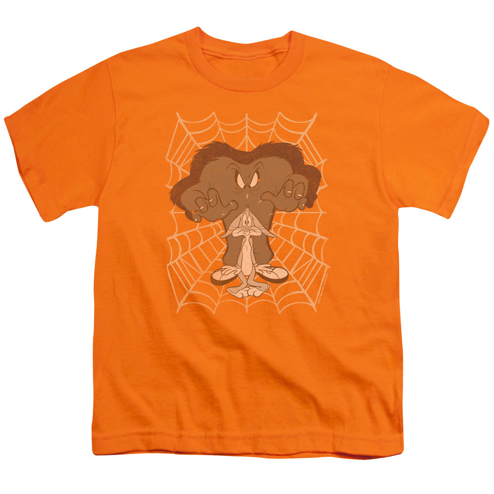 Looney Tunes - Being Watched - Short Sleeve Youth 18/1 - Orange T-shirt