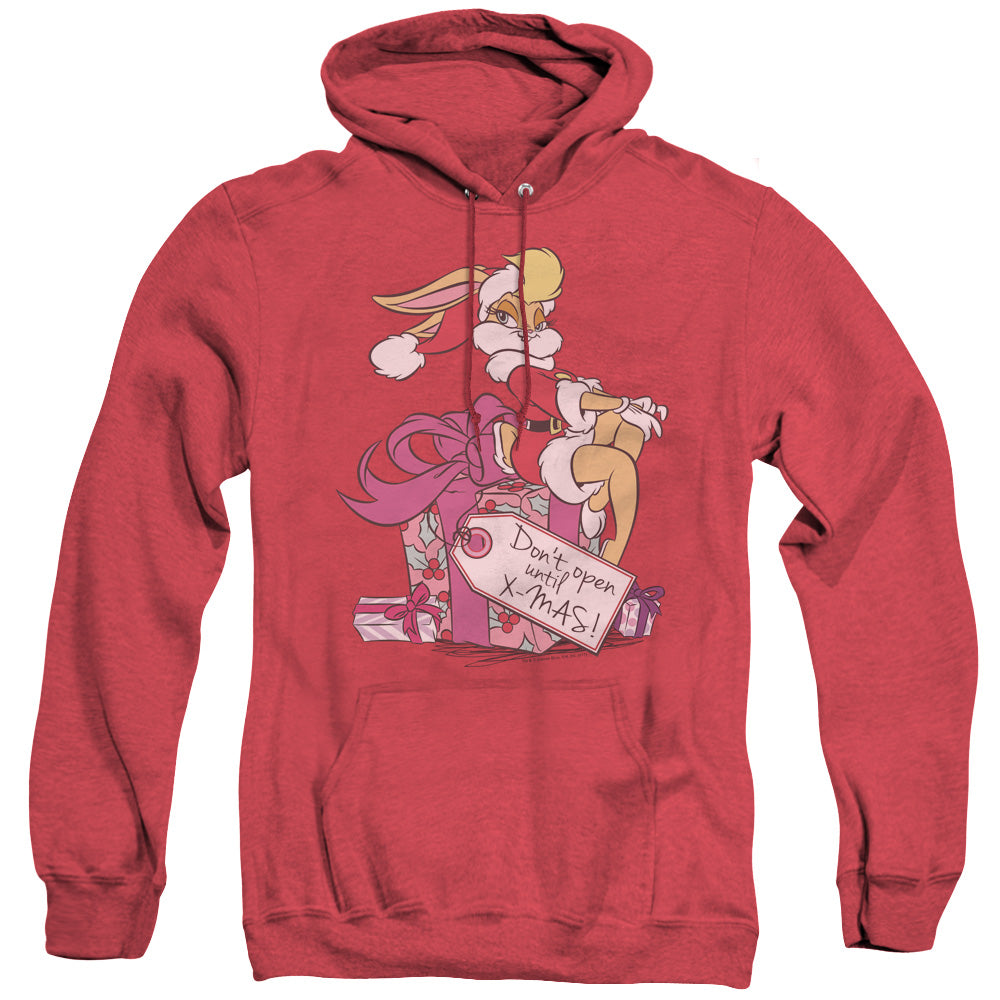 Looney Tunes - Lola Present - Adult Heather Hoodie - Red
