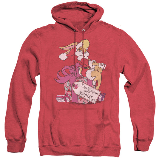 Looney Tunes - Lola Present - Adult Heather Hoodie - Red