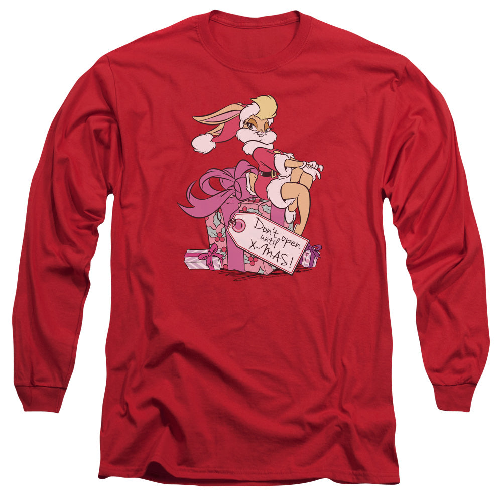 Looney Tunes - Lola Present - Long Sleeve Adult 18/1 - Red T-shirt