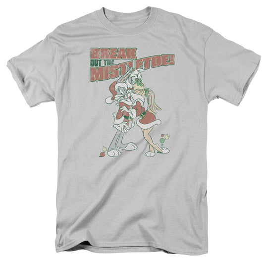 Looney Tunes - Mistletoe - Short Sleeve Adult 18/1 - Silver T-shirt
