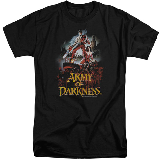 Army Of Darkness - Bloody Poster - Short Sleeve Adult Tall - Black T-shirt