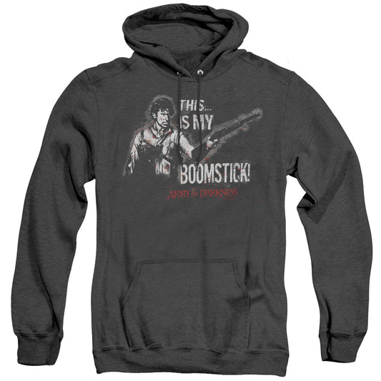 Army Of Darkness - Boomstick - Adult Heather Hoodie - Black
