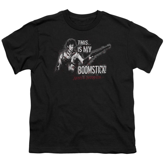 Army Of Darkness - Boomstick - Short Sleeve Youth 18/1 - Black T-shirt
