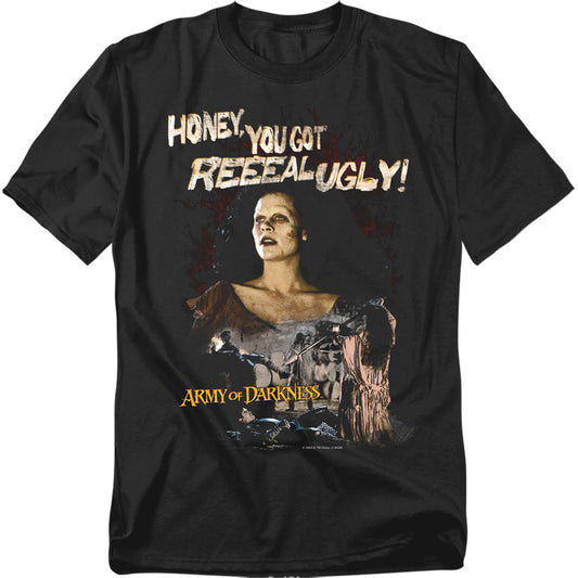 Mgm - Army Of Darkness/reeeal Ugly! - Short Sleeve Adult 18/1 - Black T-shirt