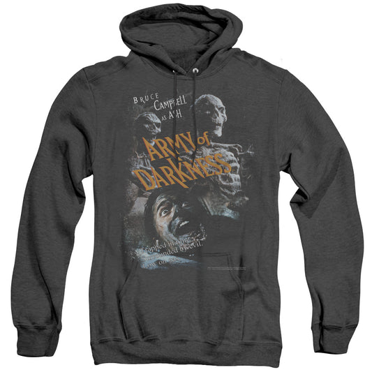 Army Of Darkness - Covered - Adult Heather Hoodie - Black
