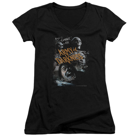 Army Of Darkness - Covered - Junior V-neck - Black