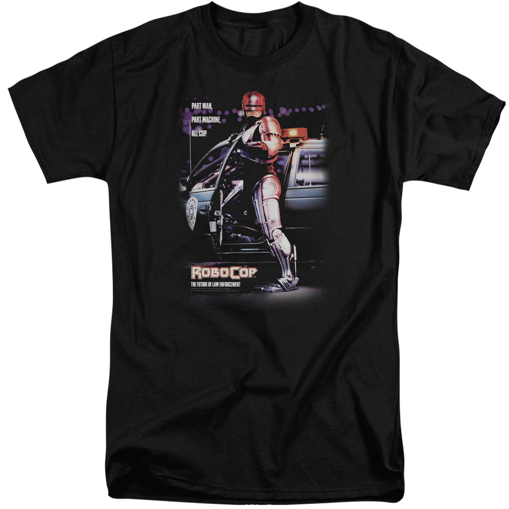 Robocop - Poster - Short Sleeve Adult Tall - Black T-shirt